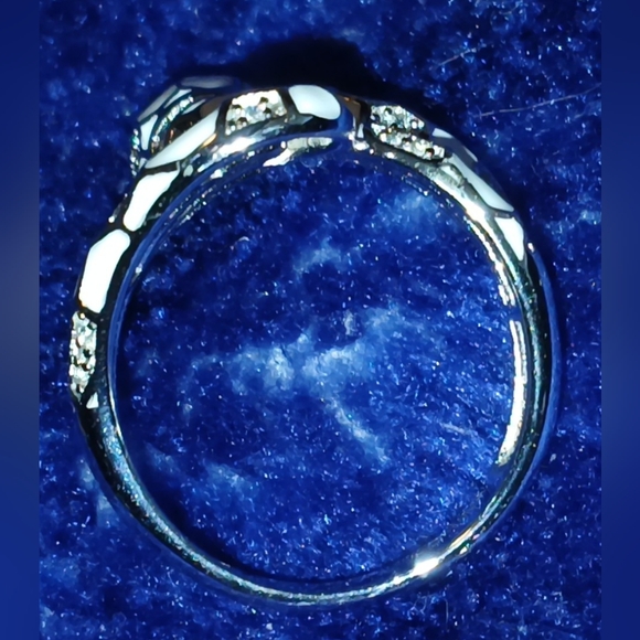 NWT Marla Jade White Serpent Ring Wrap Around. Size 8 - Picture 4 of 8